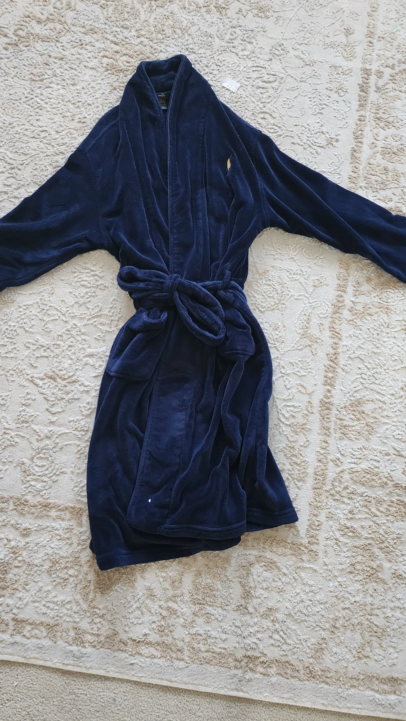 Navy Blue Ralph Lauren Robe - photo 2