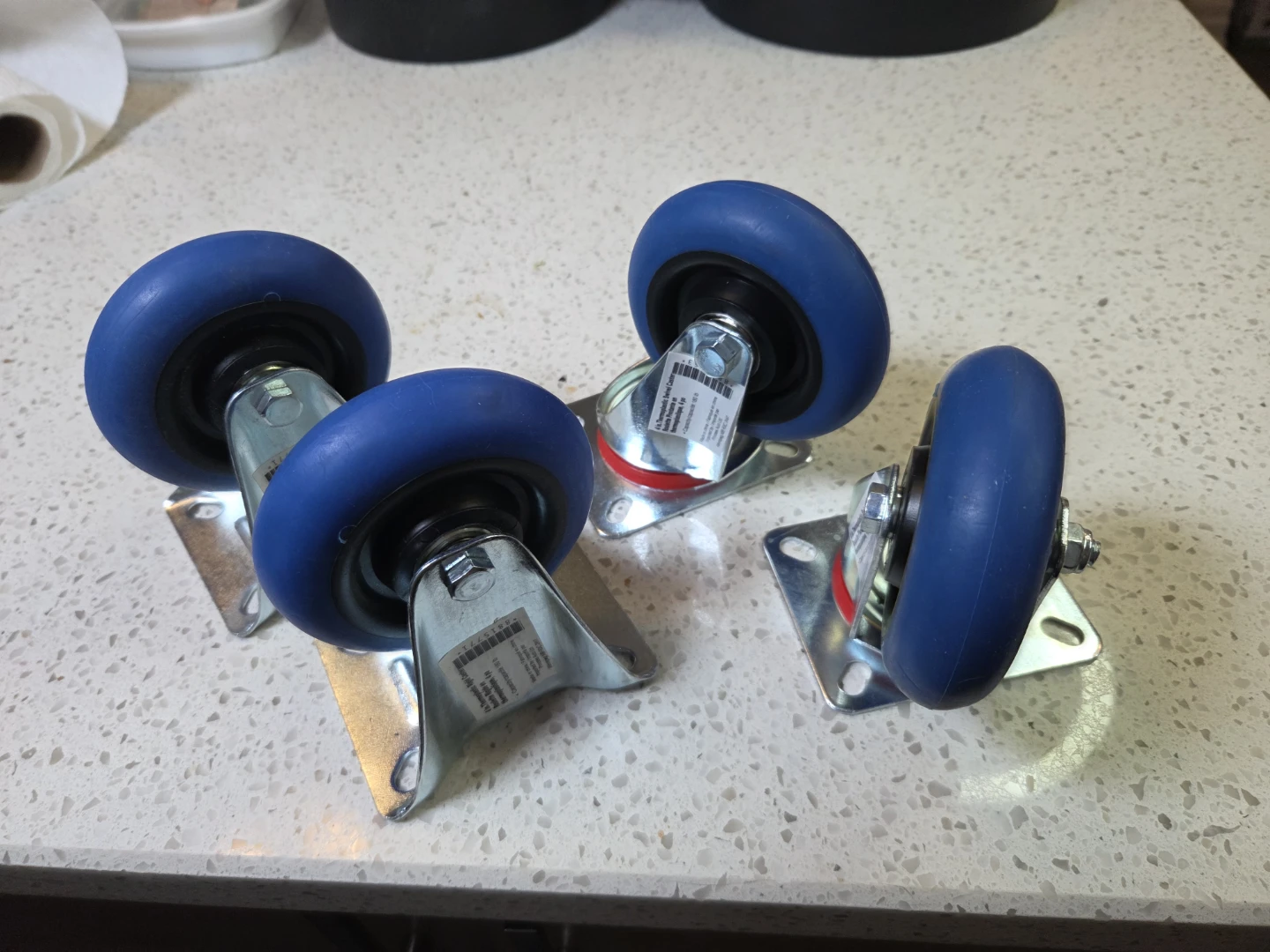Princess Auto 4-inch Thermoplastic Swivel Casters (Set of 4) - photo 2