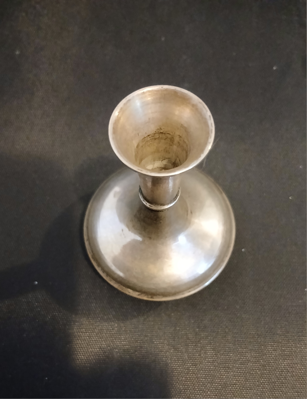 Small Vintage Silver Bud Vase - photo 4
