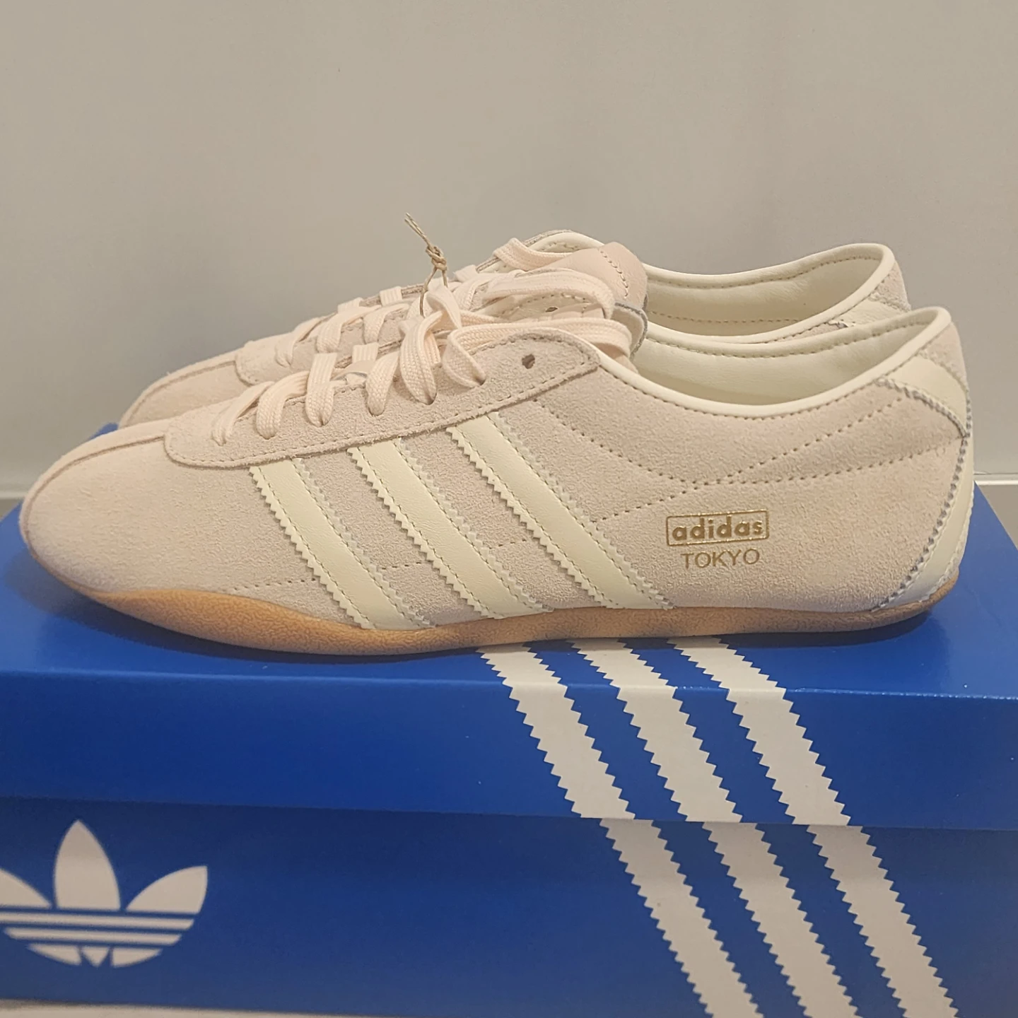 W7.5 Adidas Tokyo OG Suede Sneakers -- Blush Pink - photo 4