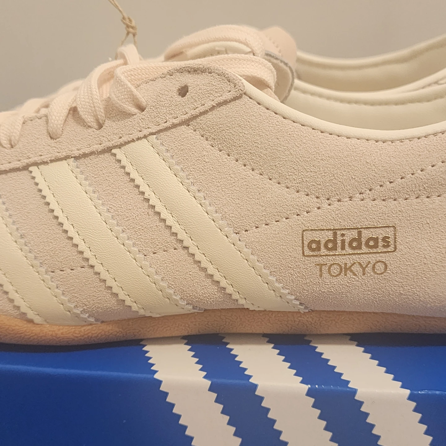 W7.5 Adidas Tokyo OG Suede Sneakers -- Blush Pink - photo 5