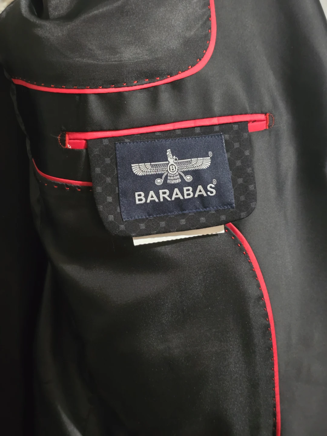 Barabas Black Slim Fit Tuxedo Jacket - 44R/XL - photo 3