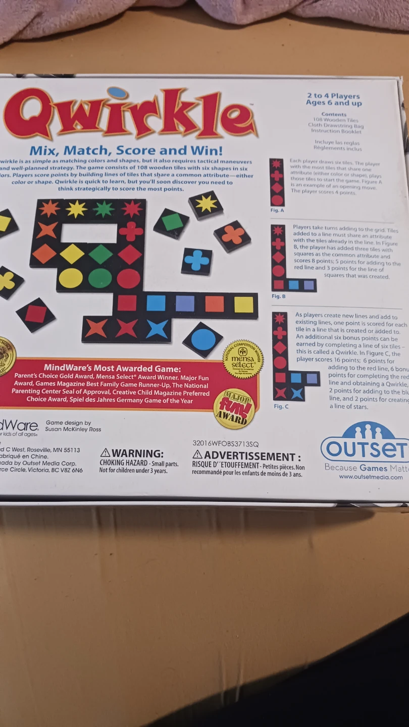 Qwirkle Board Game - photo 2