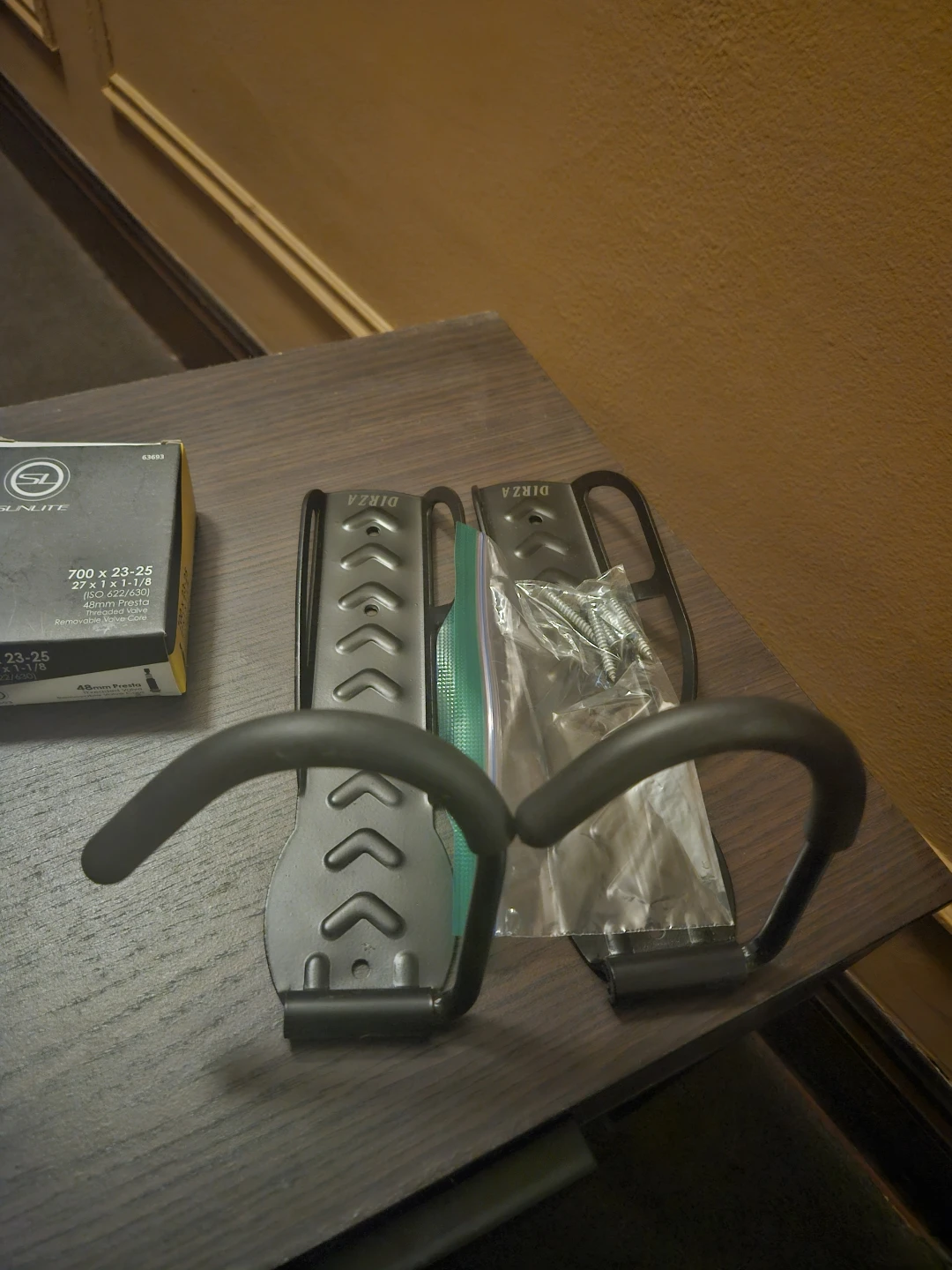 Metal Dirza Bike Hooks (& Bike Tube)
