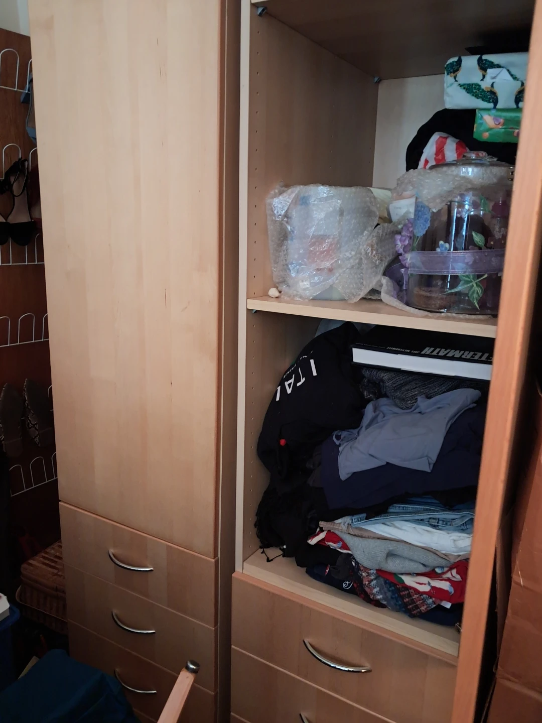 2 IKEA Light Wood Wardrobe with Drawers 🥕 - photo 3
