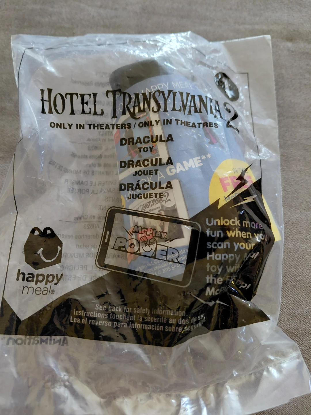 Hotel Transylvania 2 Dracula Toy - McDonald's Happy Meal - photo 2