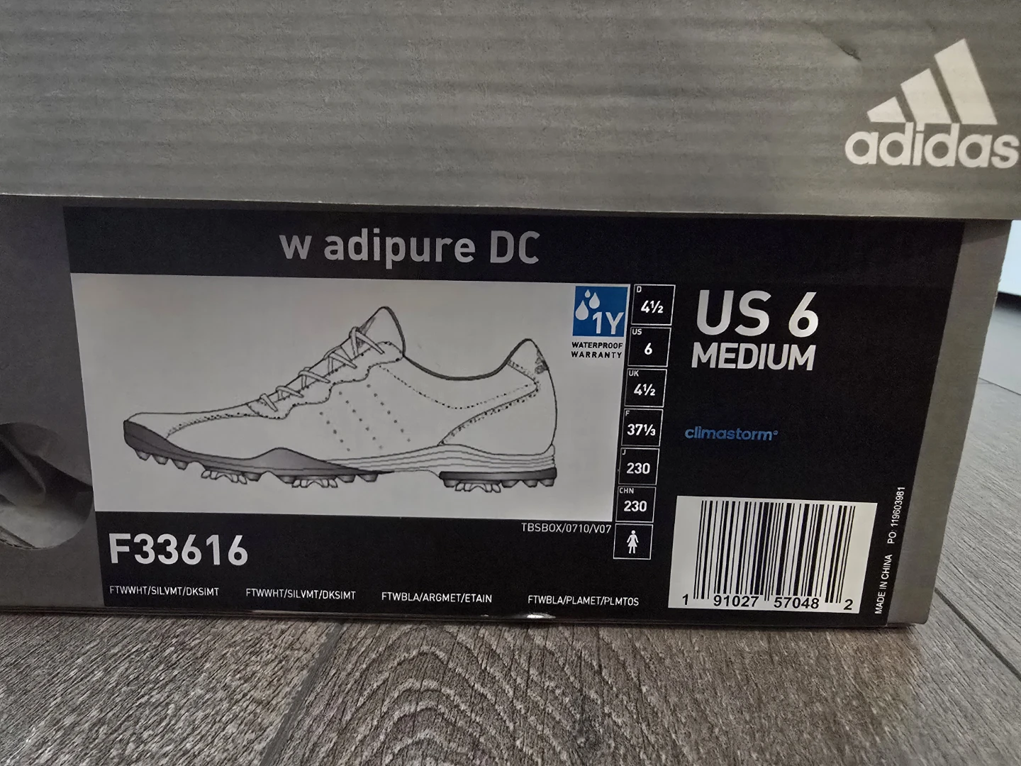 Adidas Women’s Golf Shoes - Size 6 - Like New with Box - photo 3