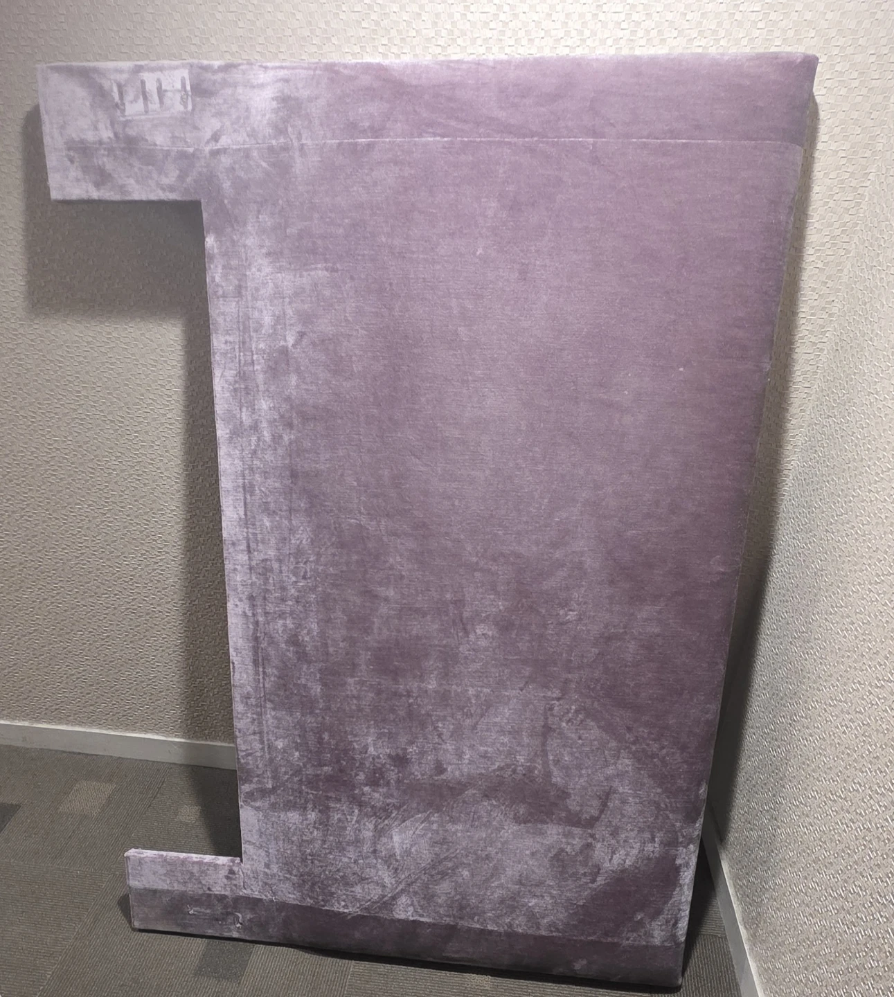 Purple Velvet Headboard Queen size
