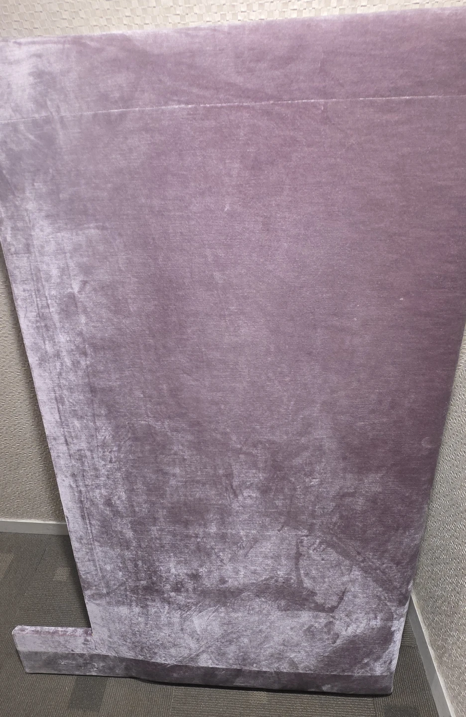 Purple Velvet Headboard Queen size - photo 2