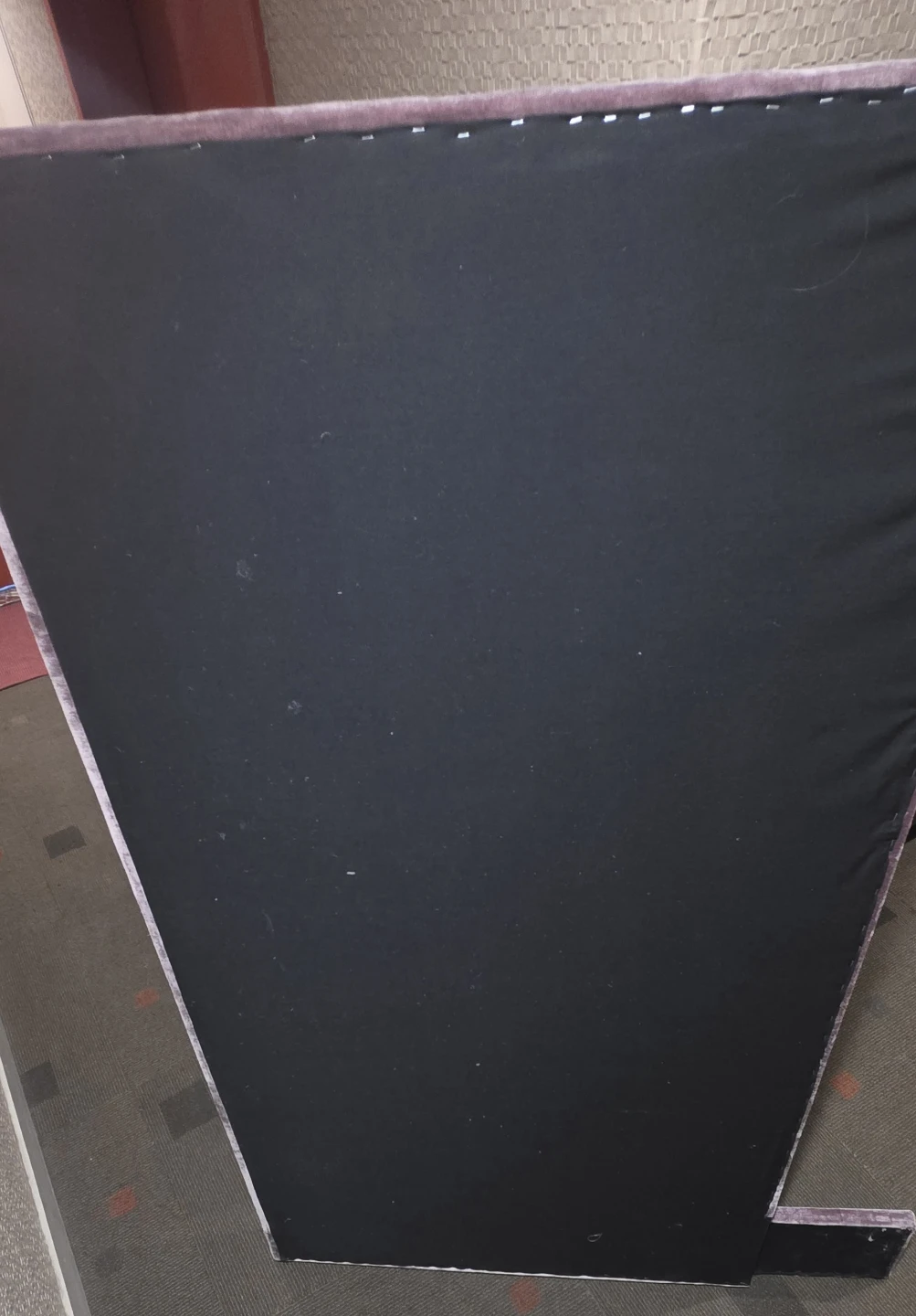 Purple Velvet Headboard Queen size - photo 4