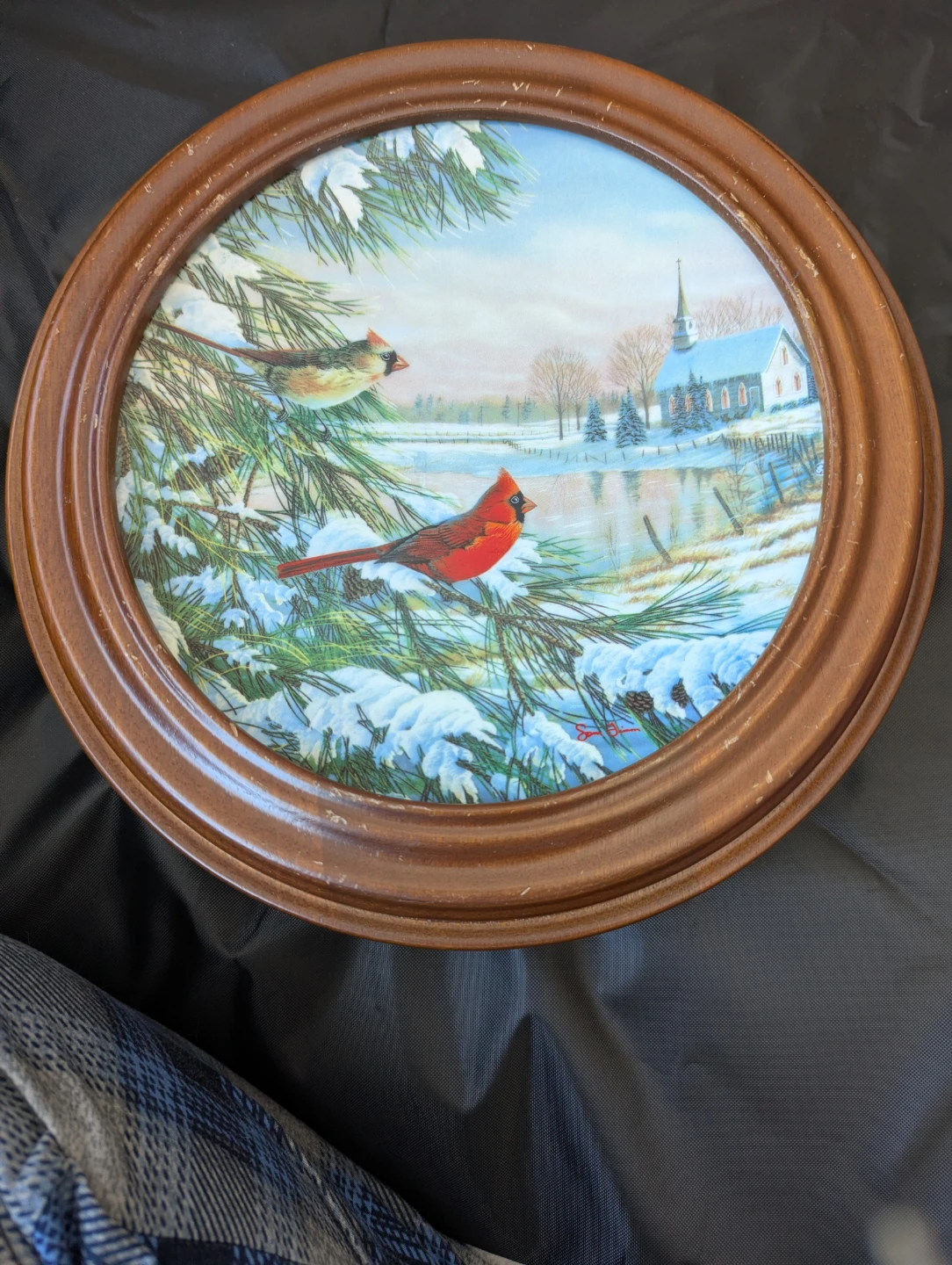 Collection of Decorative Plates with Wildlife Art - photo 4