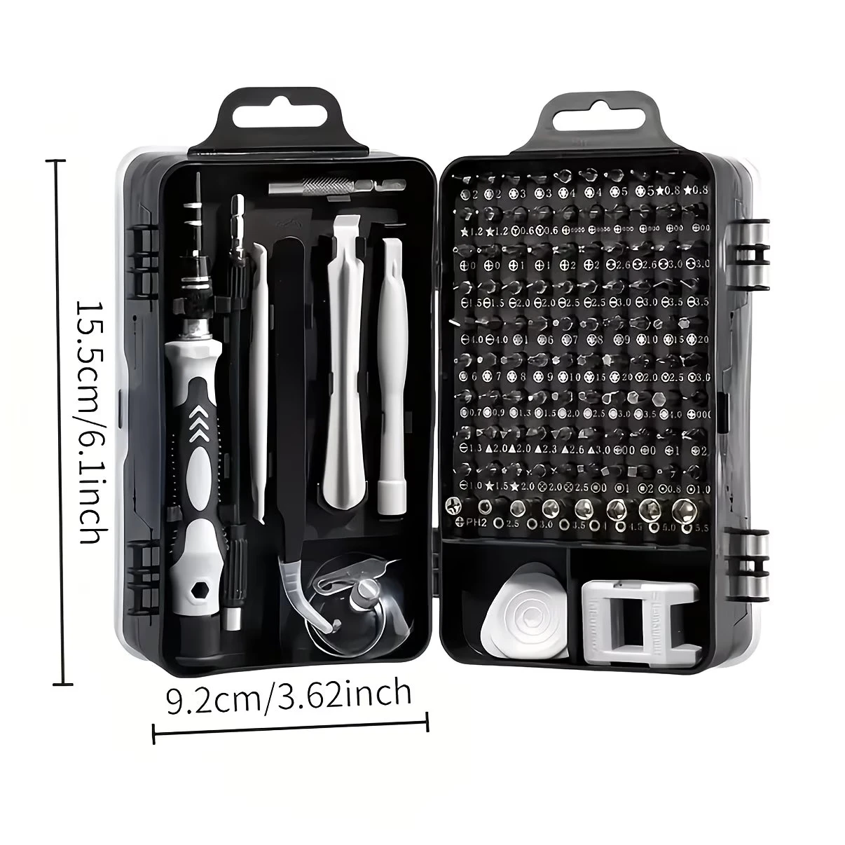 115-in-1 Precision Screwdriver Set with Magnetic Bits - photo 2