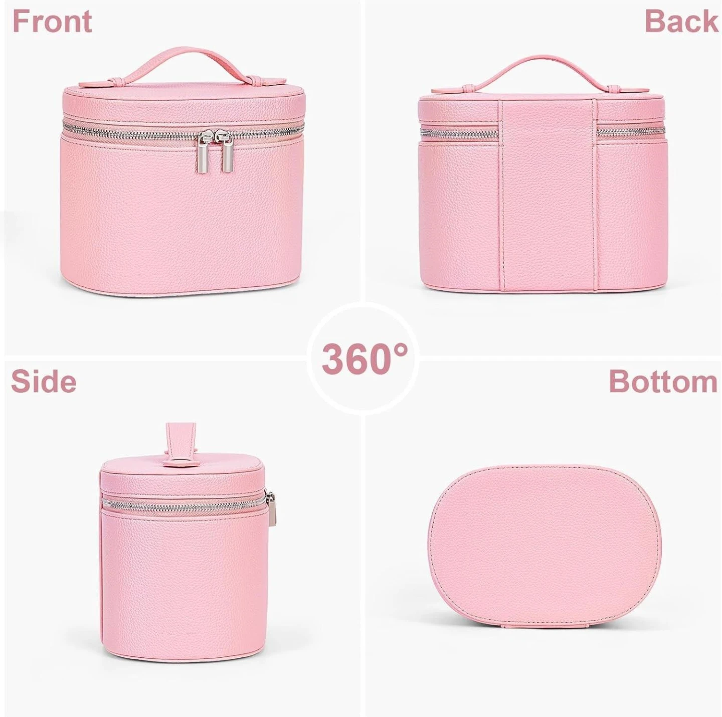 BN - Pink Makeup Train Case Organizer - photo 2