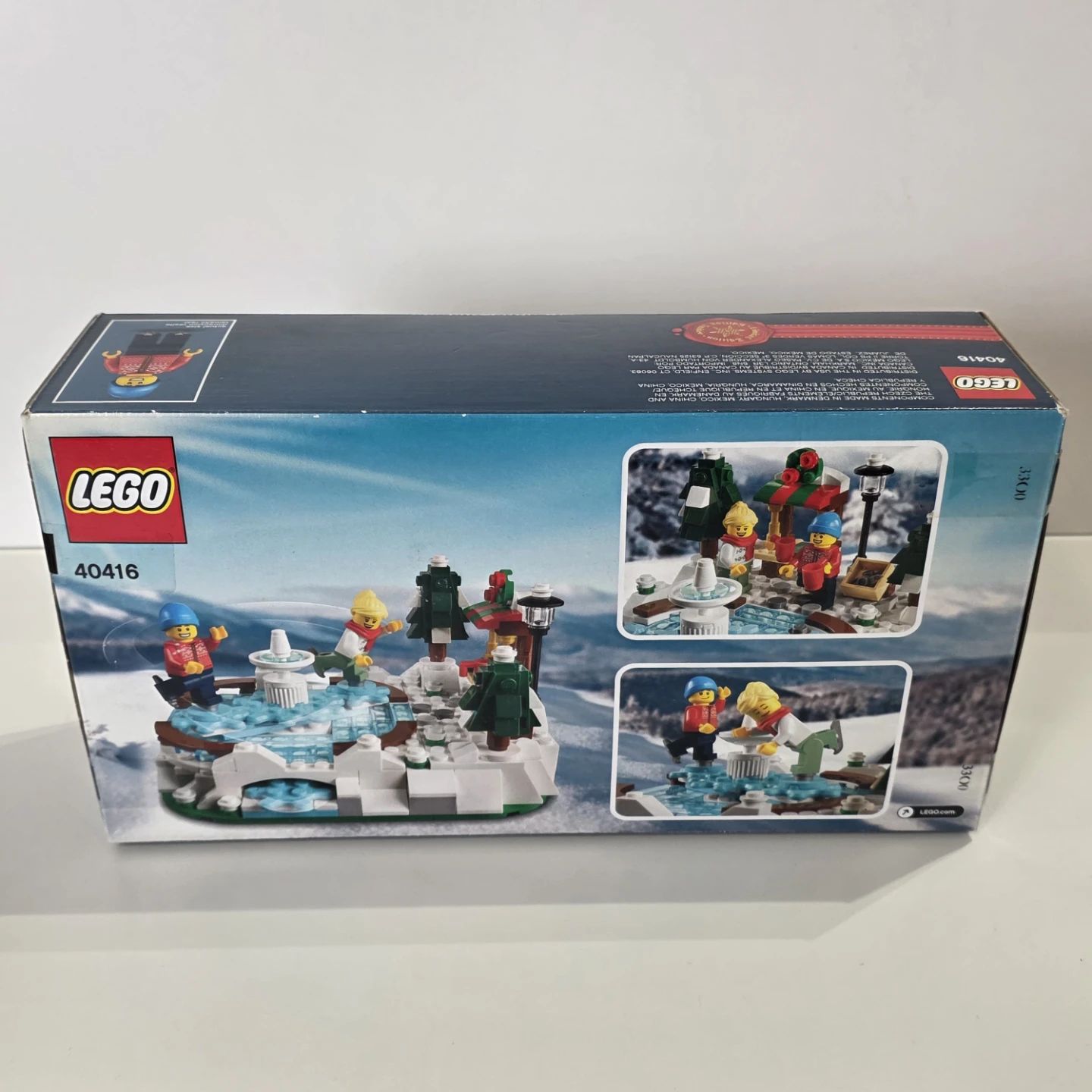 LEGO Winter Village Skating Pond 40416 Building Toy - photo 2