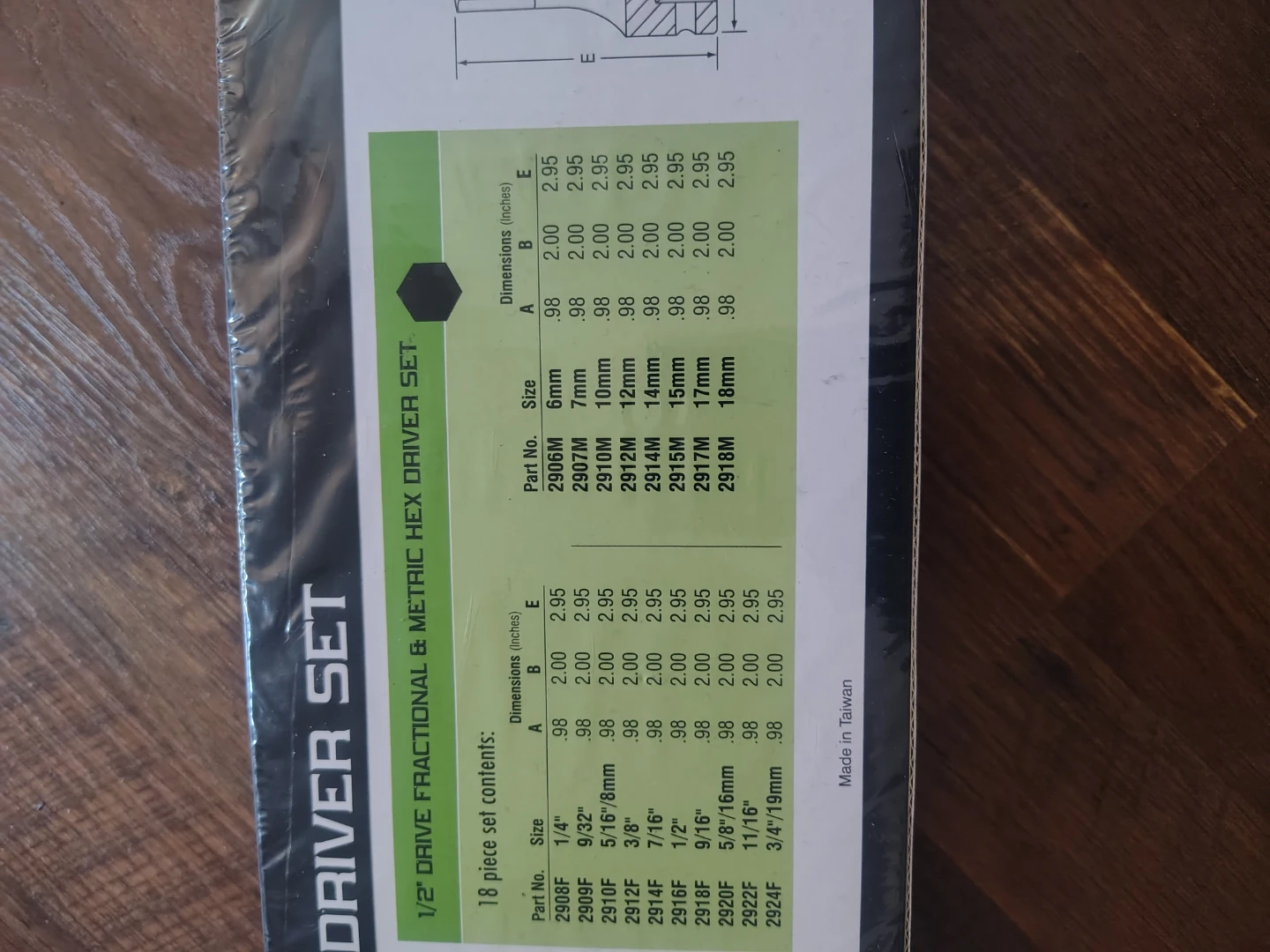 Grey Pneumatic 1/2" Driver Set 18 Piece - photo 2