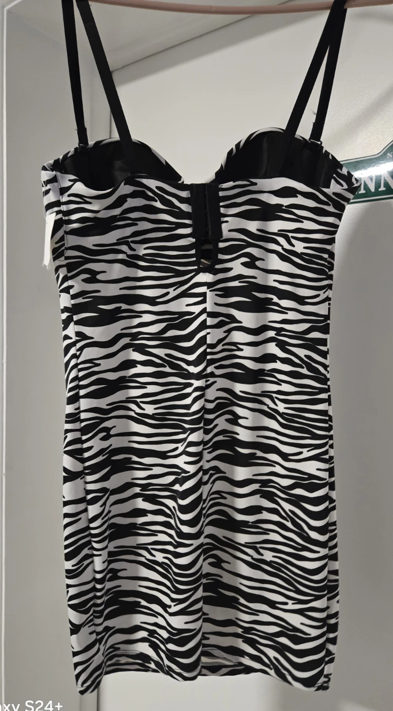 F.I.T. Zebra Print Bodycon Dress - photo 4