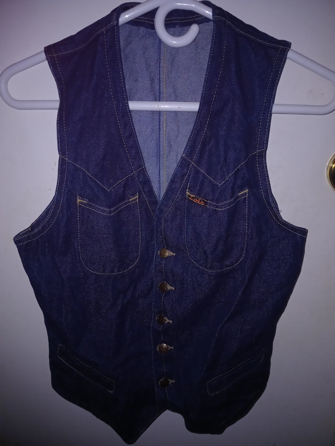 Vintage European Denim Vest