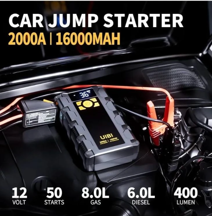 UIBI X5 Jump Starter with Air Compressor - photo 3