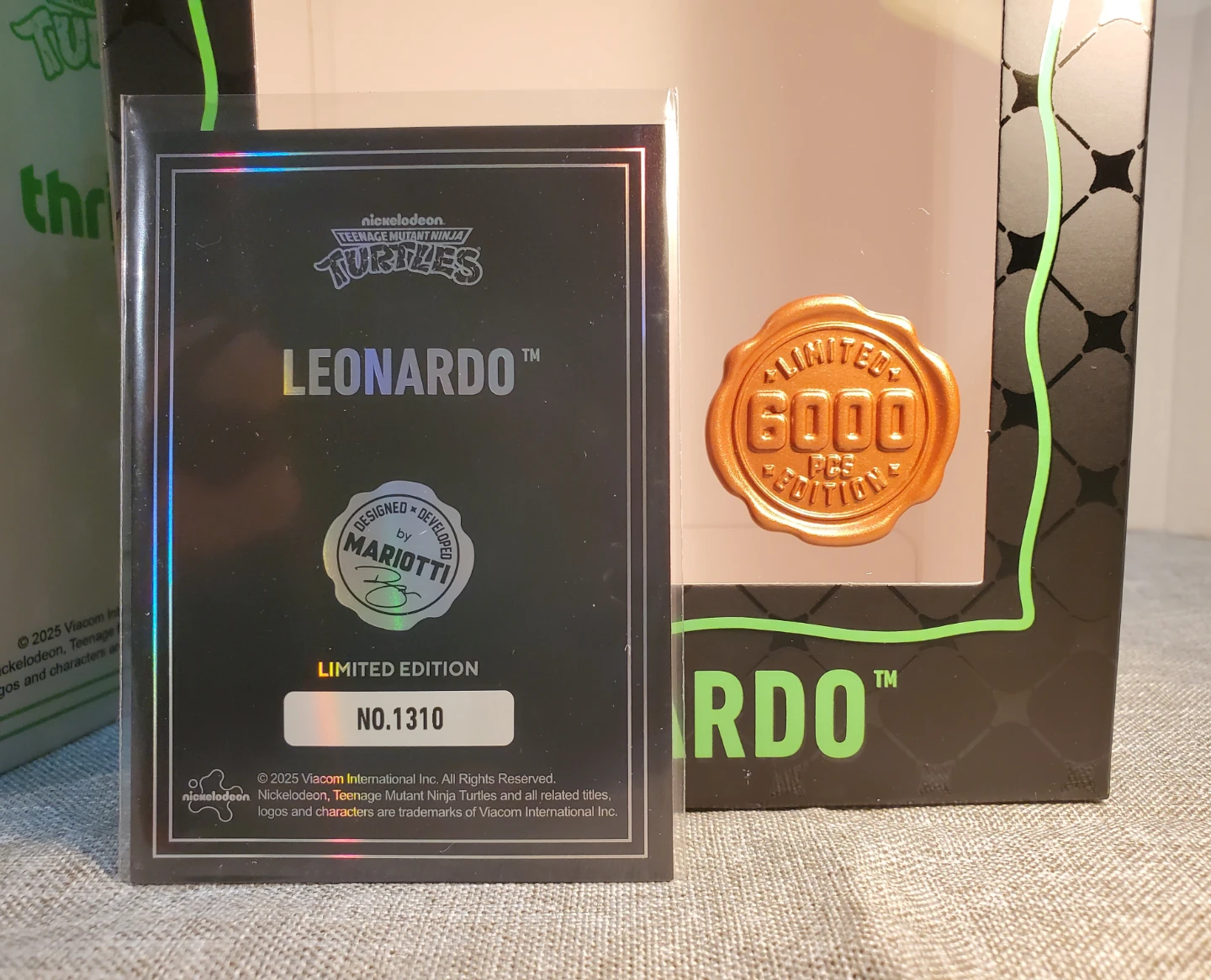 PIX! Thrilljoy Nickelodeon TMNT Leonardo Limited Edition Figure - photo 5