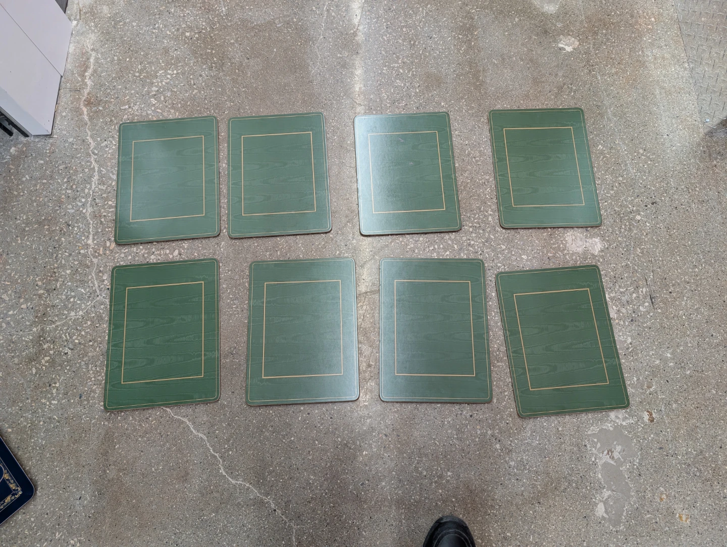 Set of 8 Green Placemats - photo 4