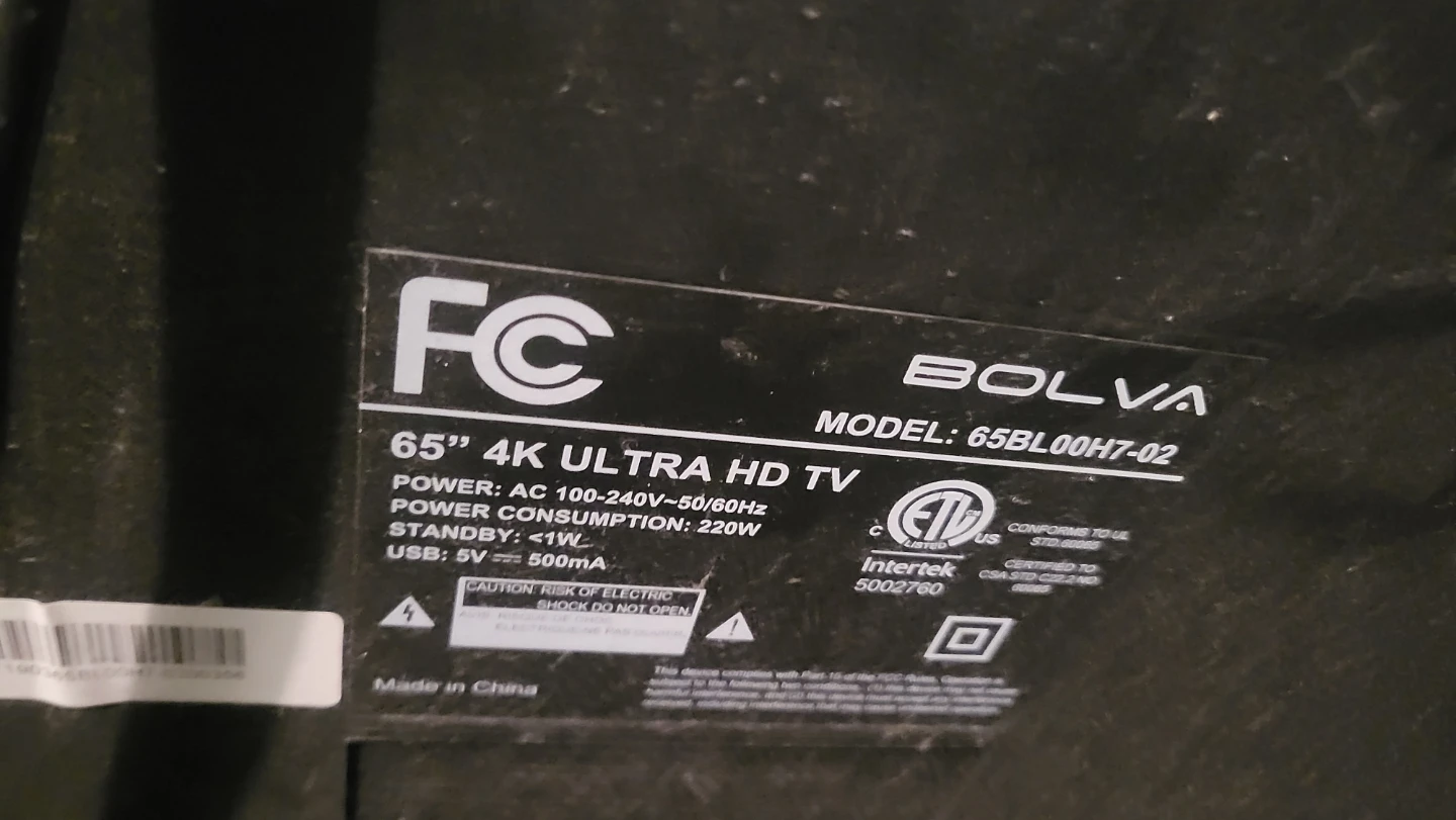 BOLVA 65" 4K Ultra HD TV - photo 2
