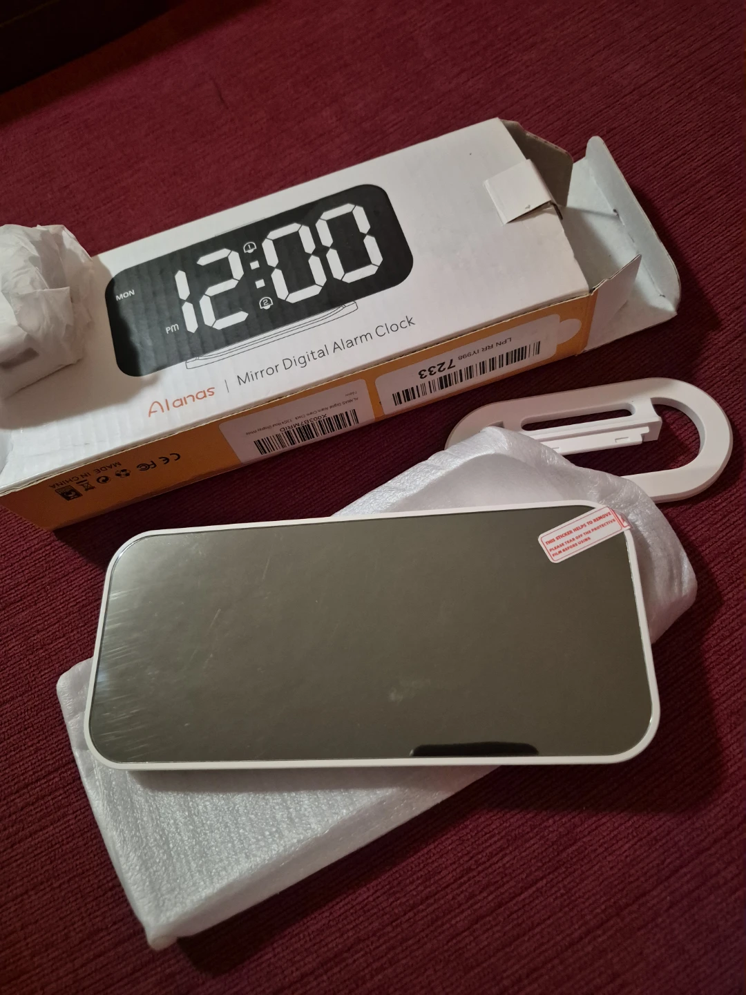 🥕 Alanas Mirror Digital Alarm Clock// Please Read Description - photo 2