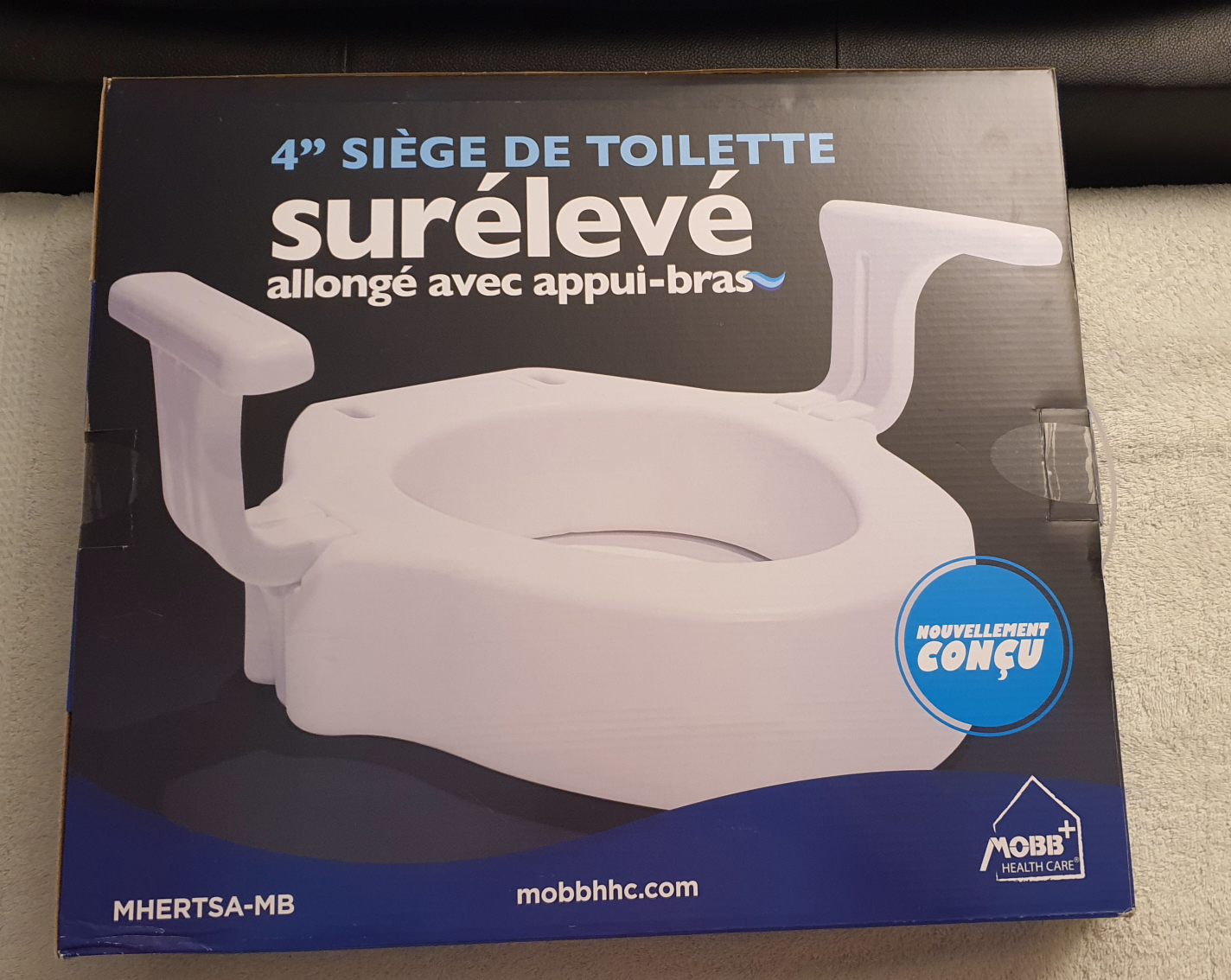 MOBB Health Care 4" Elongated RTS Toilet Seat Raiser - photo 2