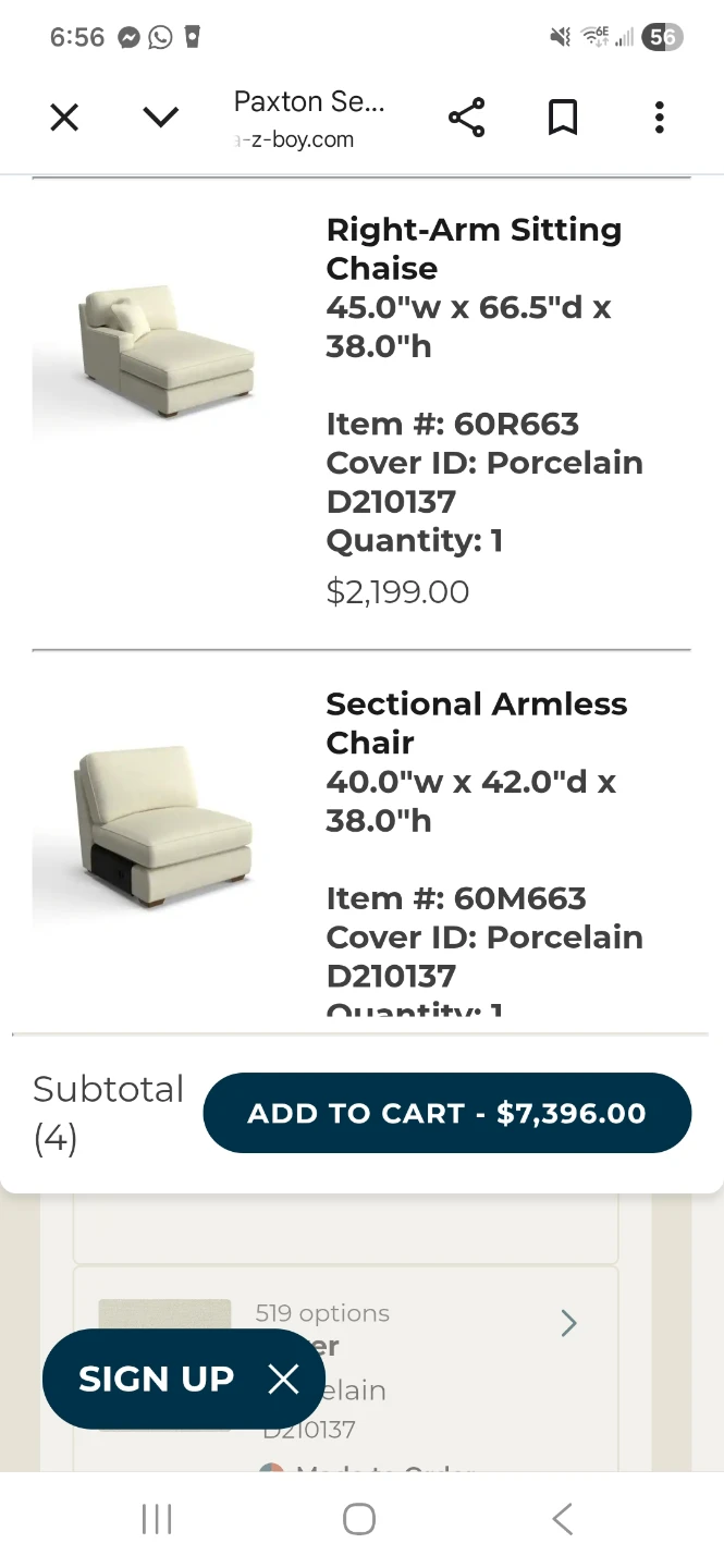 Lazy boy Grey Sectional Sofa - photo 3