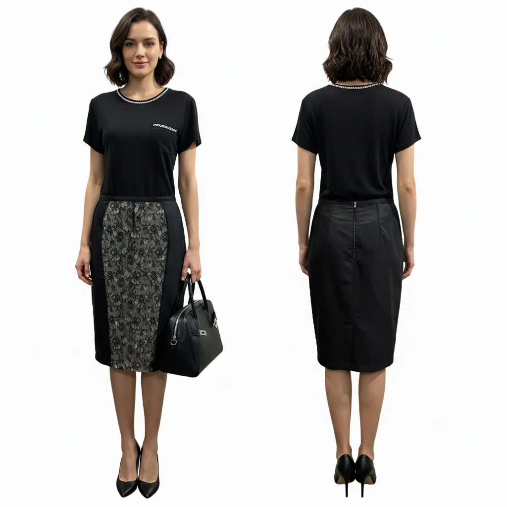 D&G Dolce & Gabbana Archive Lace Midi Skirt IT 44 (Fits US 6/8) - photo 5
