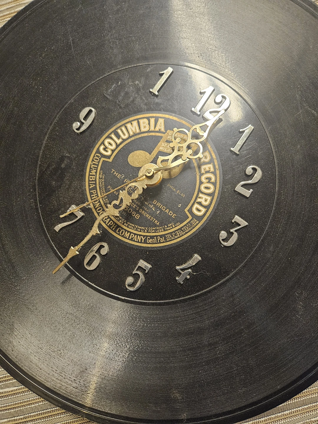Columbia Record Wall Clock - photo 3