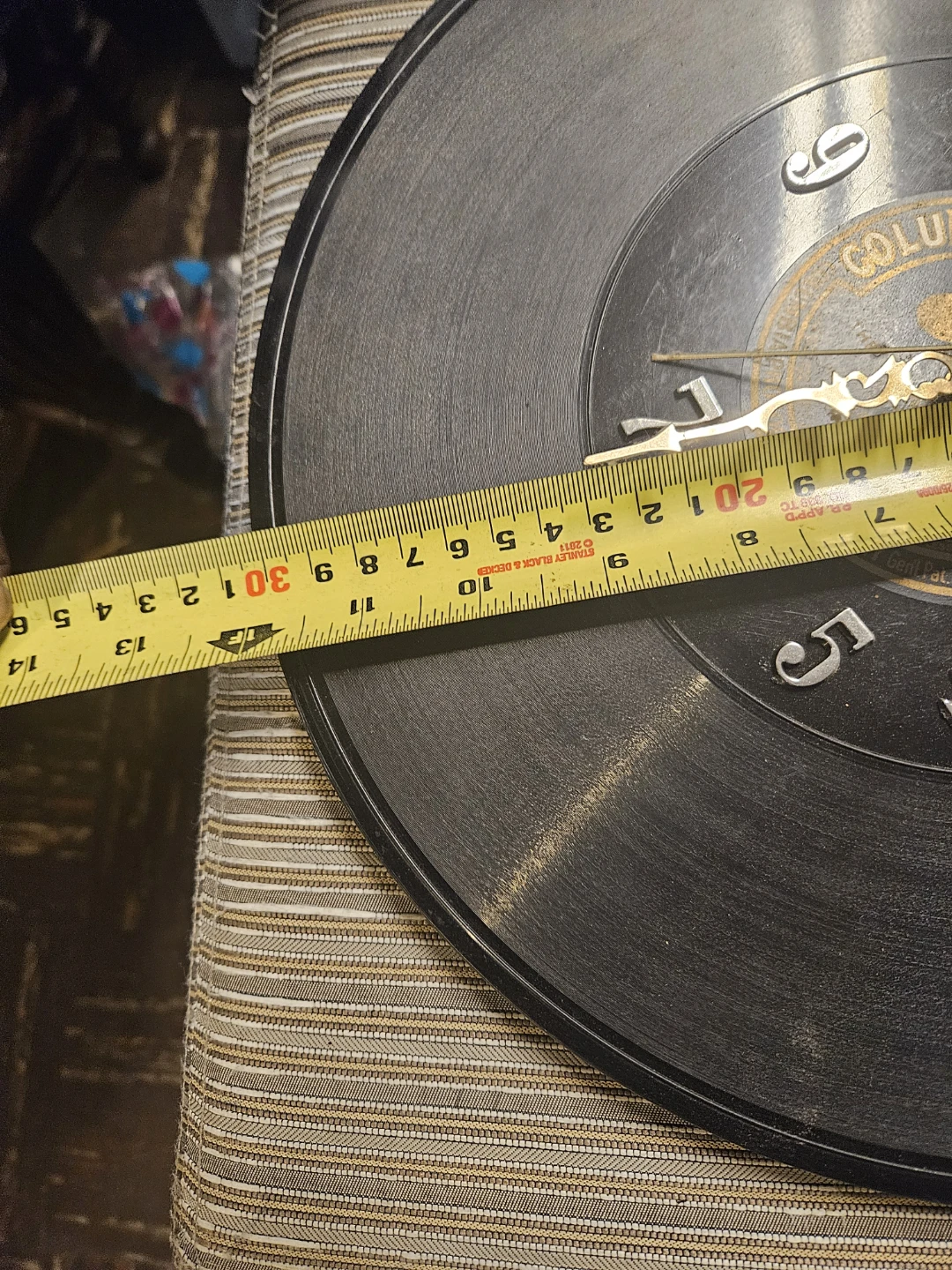 Columbia Record Wall Clock - photo 4