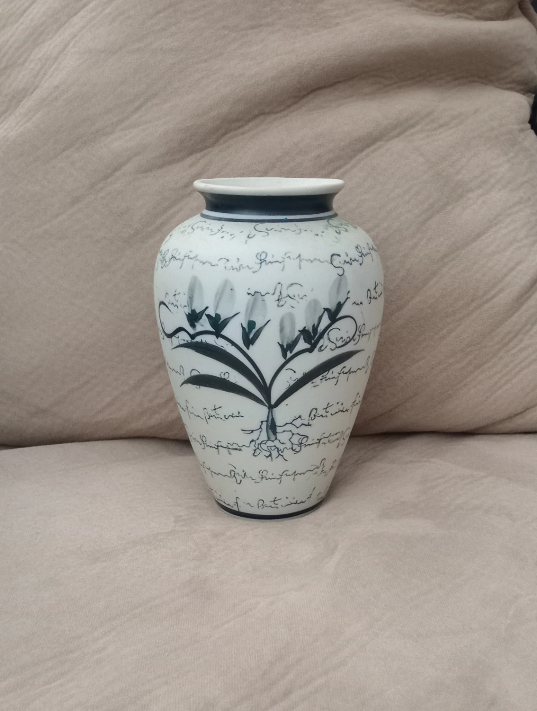 Decorative Ceramic Vase with Floral Design - photo 2