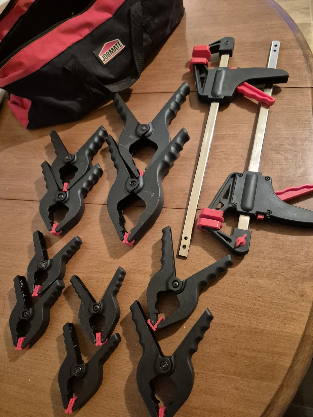 Jobmate Tool Bag with Clamps