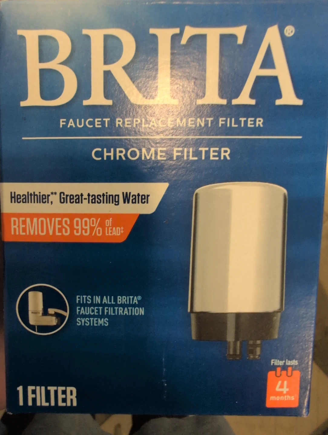 Brita chrome filter brand new in box