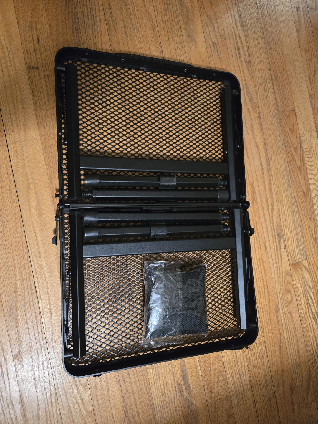Thallike Black metal folding grill table - photo 5