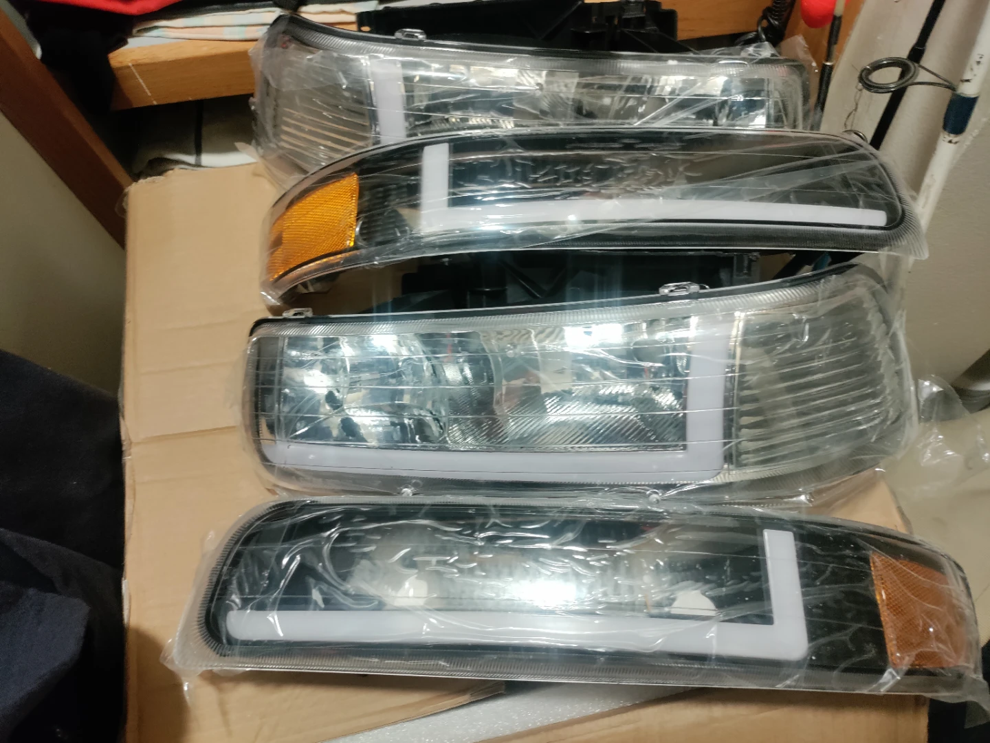 HL-0J64P Headlights with LED DRL - Set of 2 - photo 2