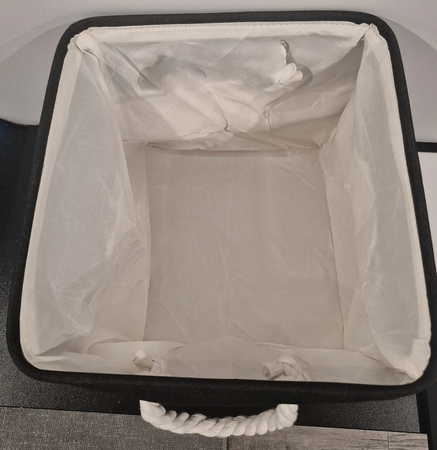 Collapsible Fabric Storage Baskets Large Canvas 13"x13"x12.5" - photo 4