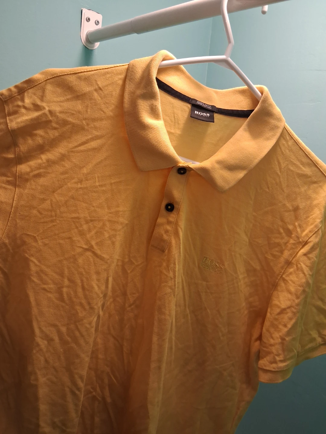 HUGO BOSS Men's Polo Shirt - Yellow - XL