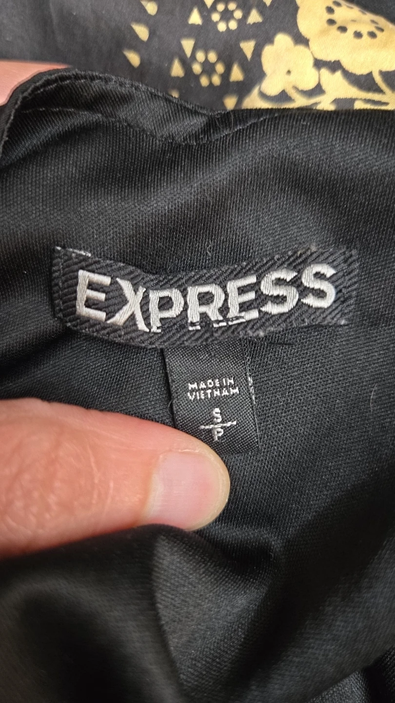 Express Black Spaghetti Strap Dress Size S - photo 2
