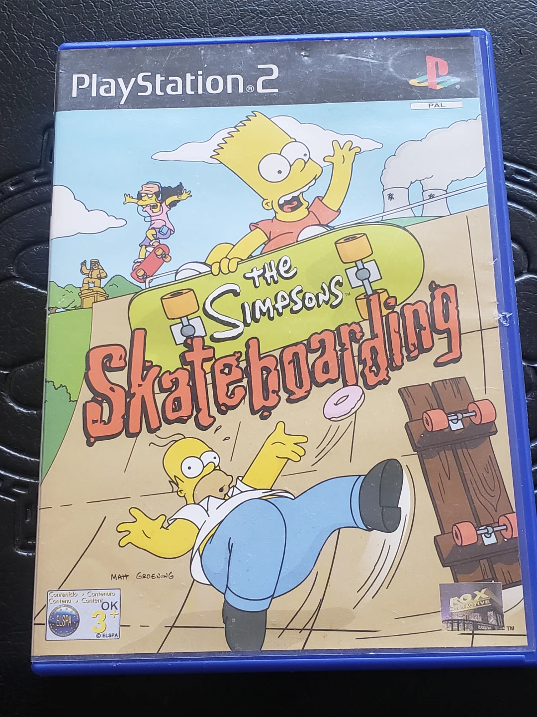 PS2 PAL VERSION  the simpsons skateboarding complete