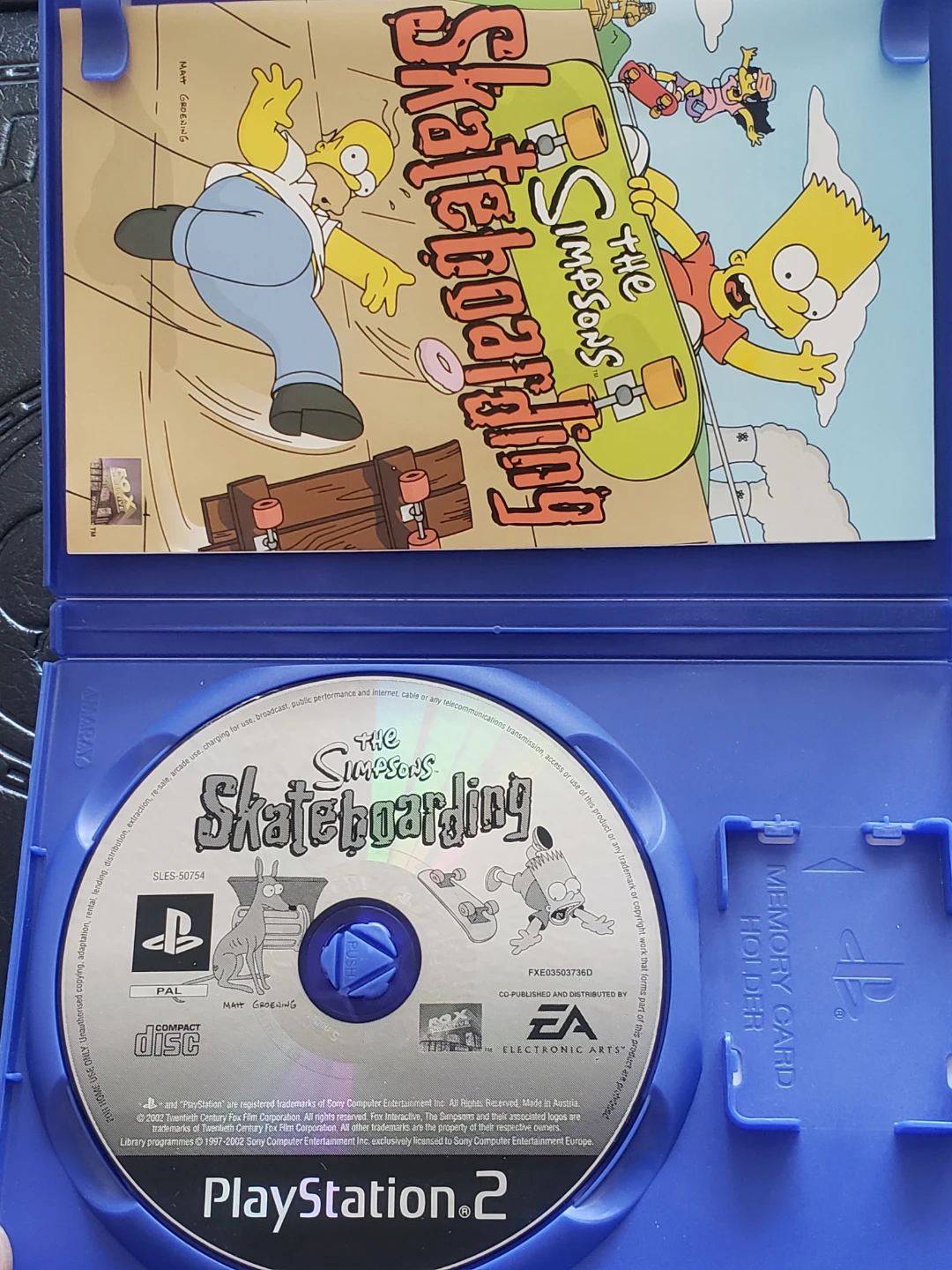 PS2 PAL VERSION  the simpsons skateboarding complete - photo 2