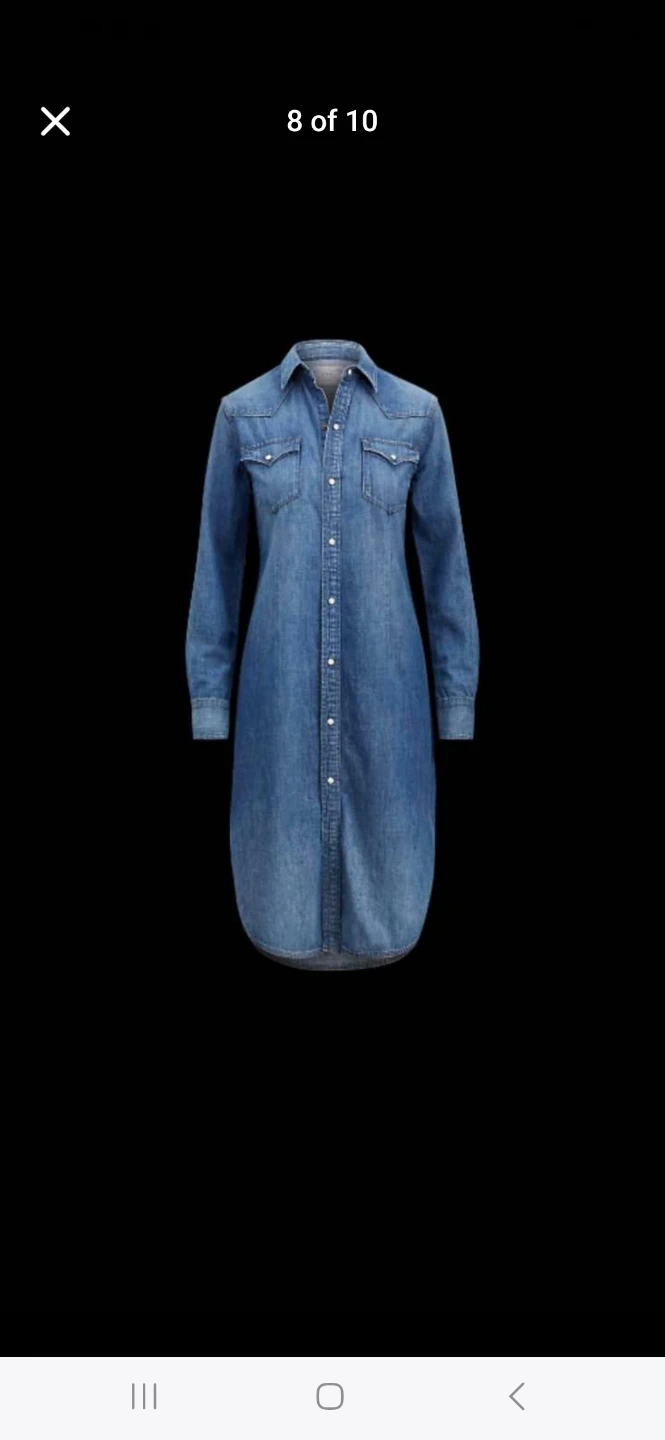 Polo Ralph Lauren Denim Shirt Dress - Medium - New - photo 2