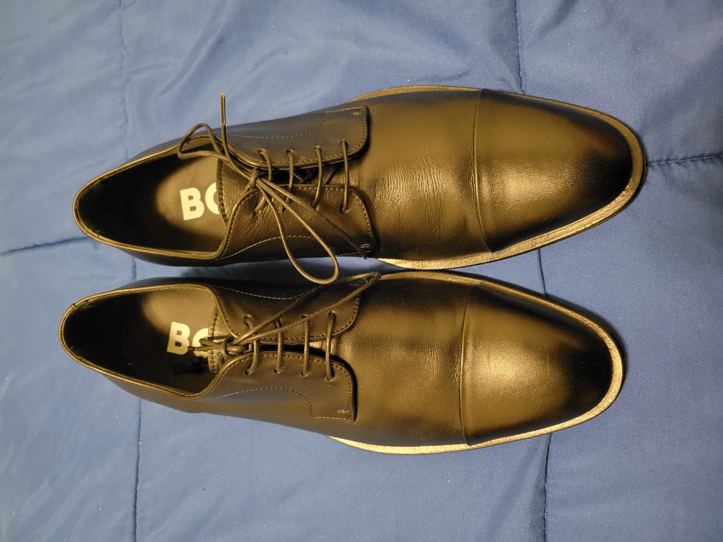 Hugo boss cap-toe Oxford dress shoes - photo 2