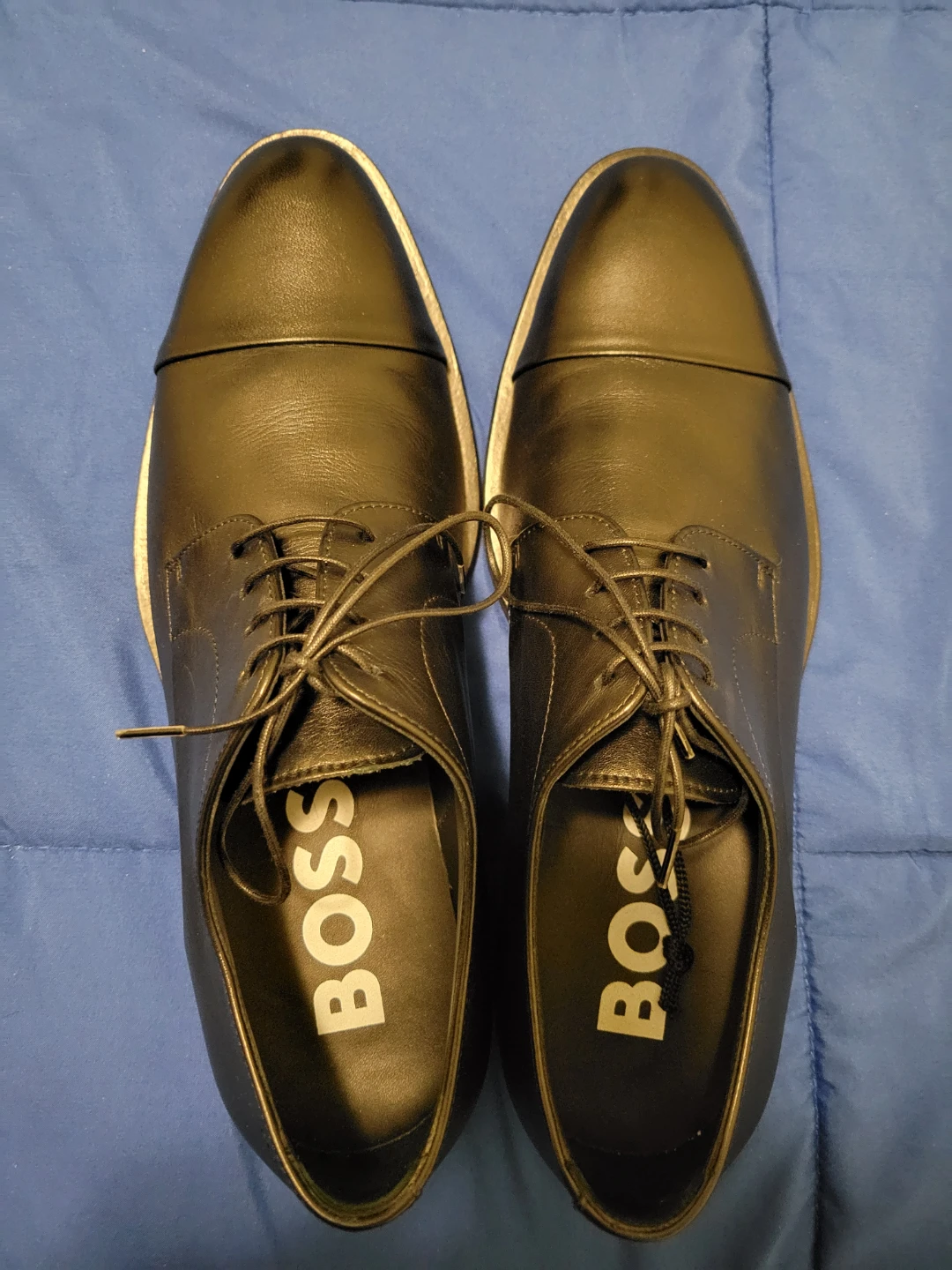 Hugo boss cap-toe Oxford dress shoes - photo 3