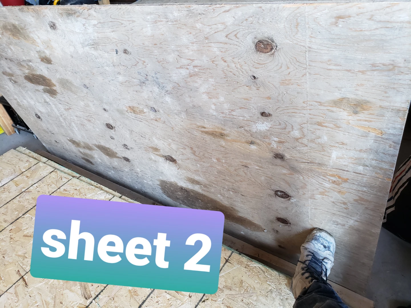 5/8 full Plywood Sheets (2) $80 - photo 4