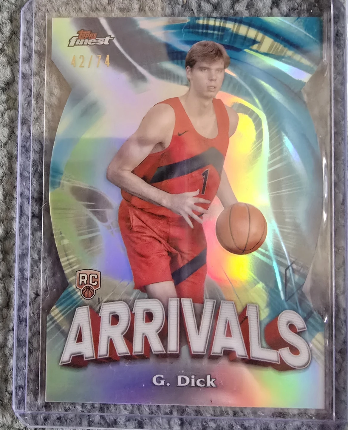 Topps Finest G. Dick RC Arrivals 42/74 Basketball Card