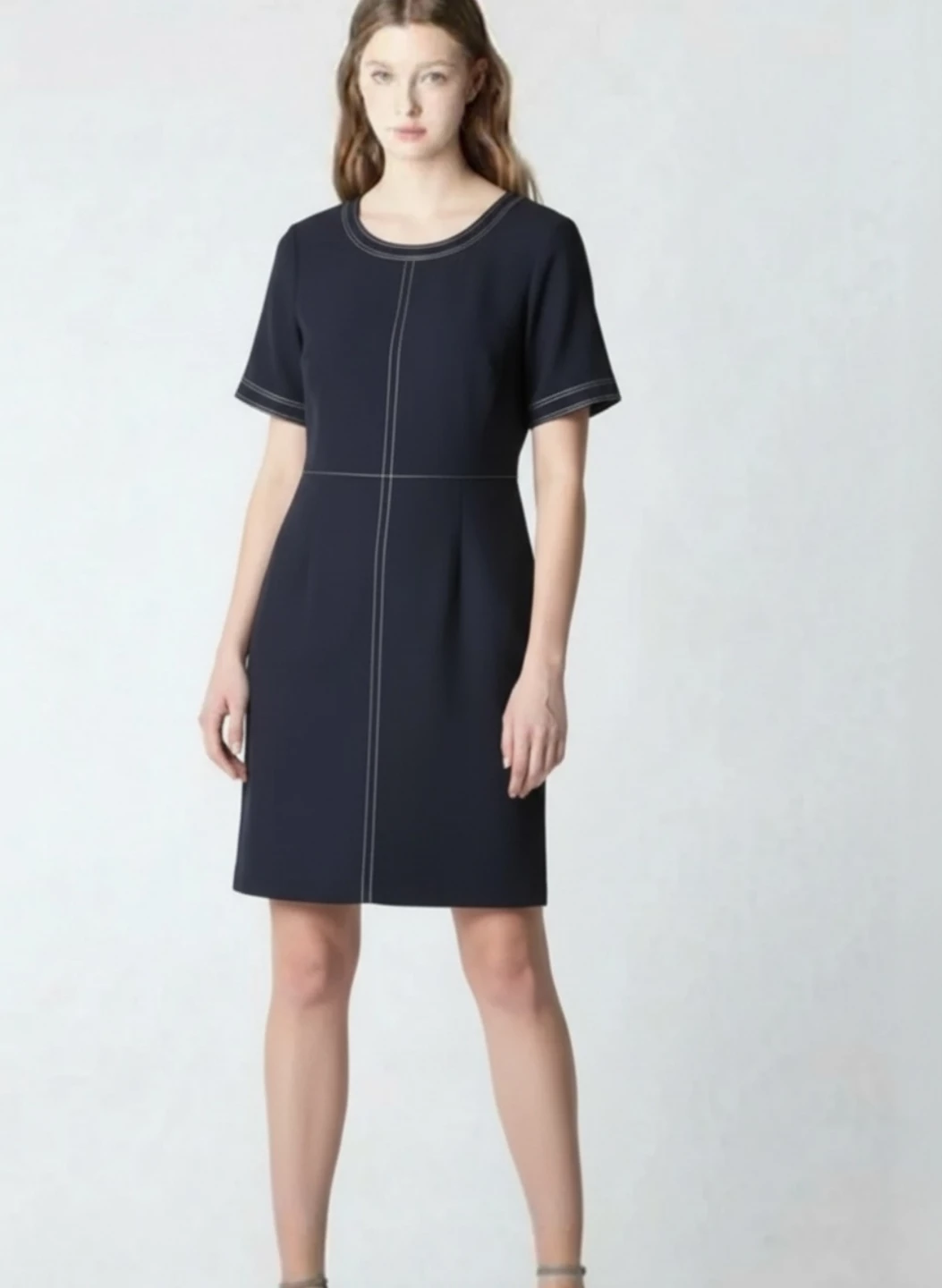NWT Banana Republic Women's Dress with White Stitching