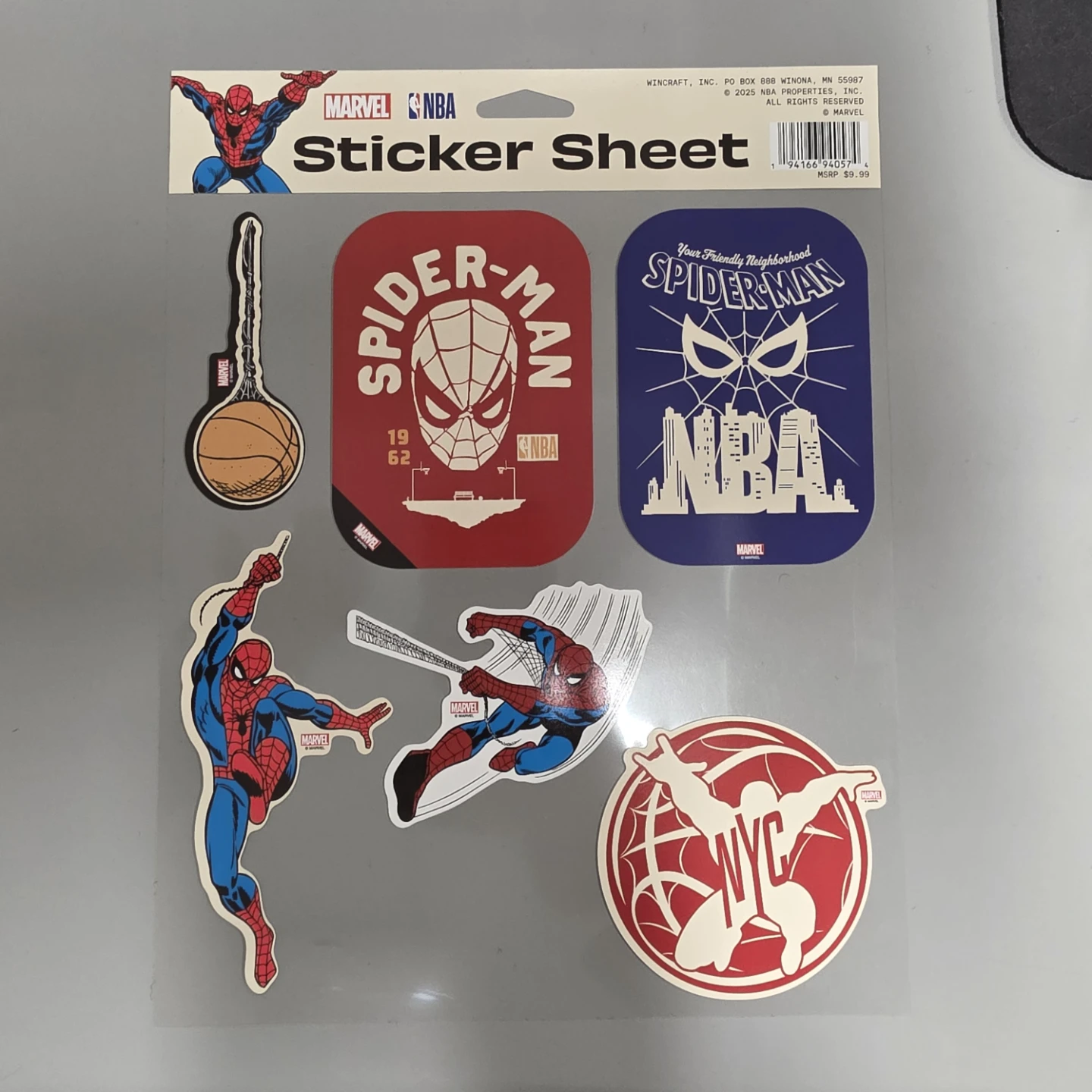 Marvel | NBA | Macy's Spider-Man Sticker Set (Macy's Exclusive)