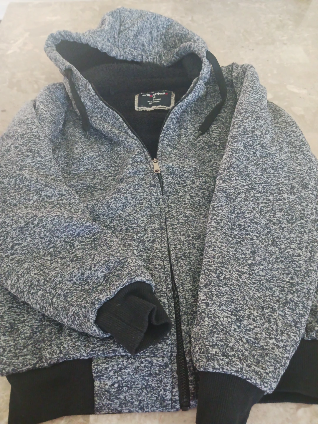 Sportswear Sherpa Lined Zip Hoodie Size S