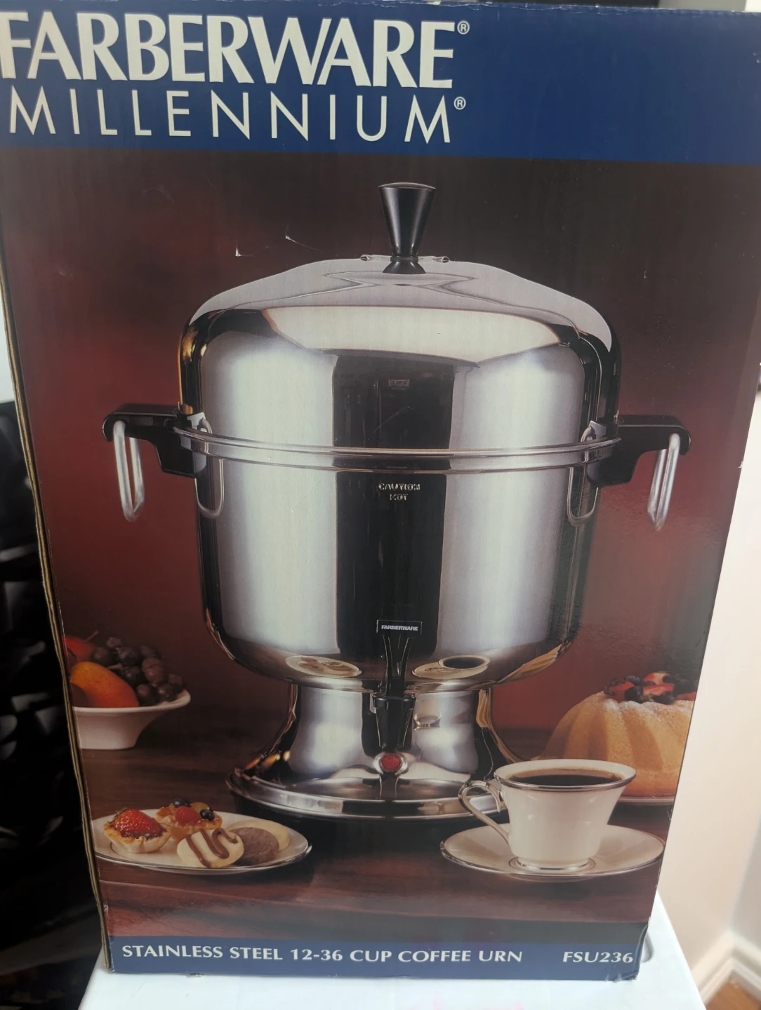 Farberware Millennium 12-36 Cup Stainless Steel Coffee Urn - photo 2